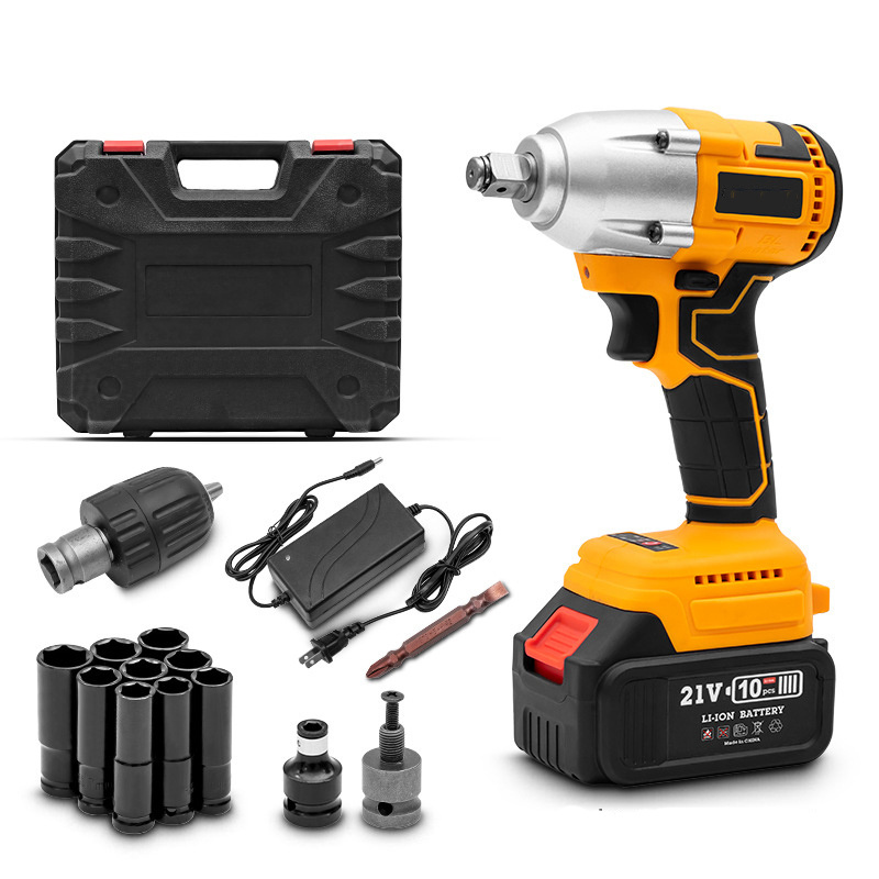 Factory Electric Drill Kit Portable Brushless Electric Drill Lithium Battery Power Tool Kit Electric 20v Brush Motor 10mm 2kg