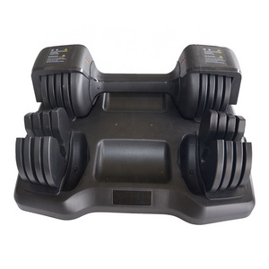 OEM Custom Wholesale Gym Cast Iron Adjustable Dumbbell 25LB Free Weights Adjustable Dumbbell Set