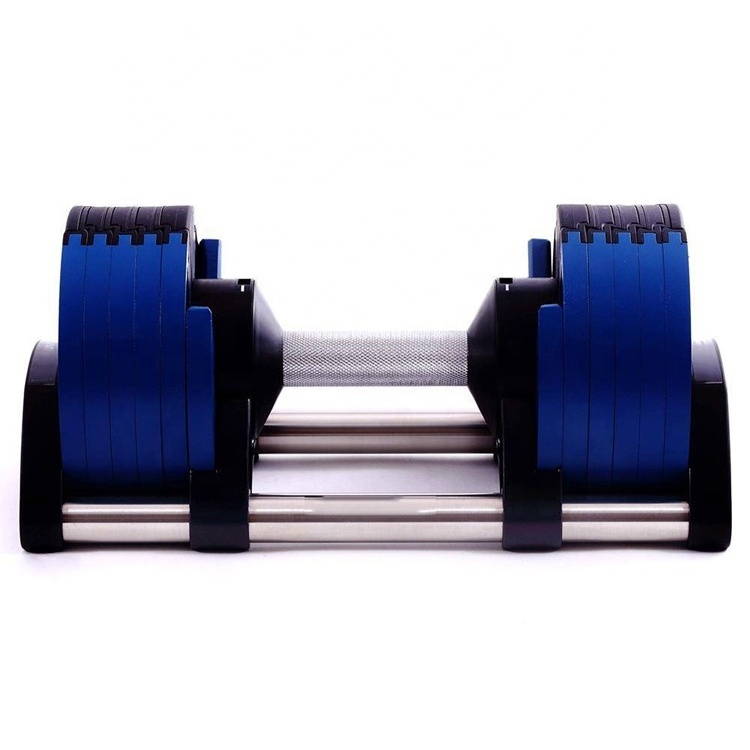 Custom cheapest wholesale Multi Functional Adjustable Dumbbell Fitness Equipment 24kg Adjustable Dumbbells