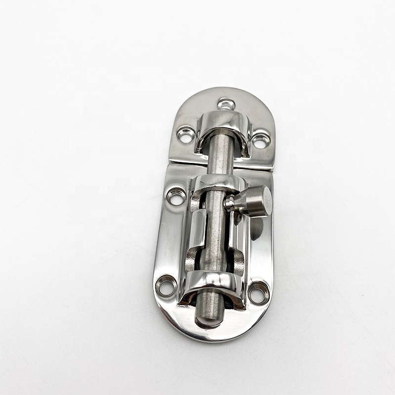 95*38mm Stainless Steel Door Slide Latch Lock AISI 304/316 Barrel Bolt With Solid Furniture Metal Gate Window Latches