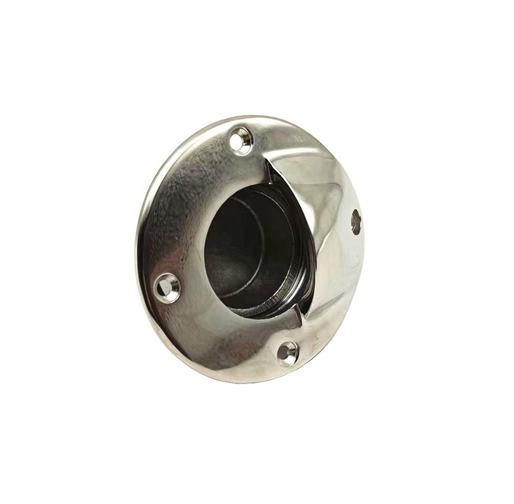 Stainless Steel 316 Mirror Polished Through Hull Water Outlet Hatch Boat Drain Plug