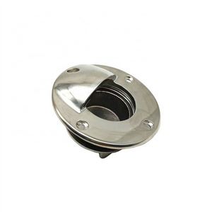 Stainless Steel 316 Mirror Polished Through Hull Water Outlet Hatch Boat Drain Plug