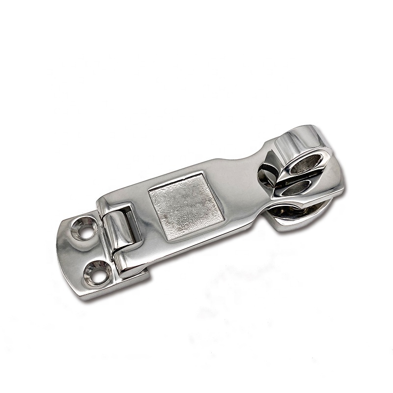 Marine Boat Yacht Accessories Stainless Steel 316 Heavy Duty Swivel Hasp Safety Lock Latch