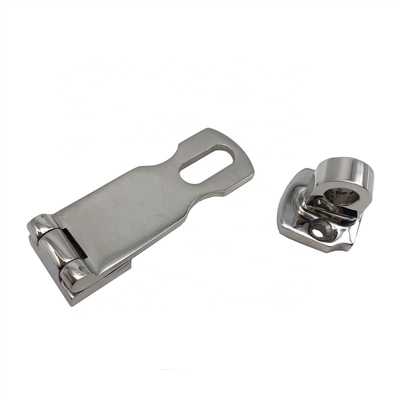 Marine Boat Yacht Accessories Stainless Steel 316 Heavy Duty Swivel Hasp Safety Lock Latch