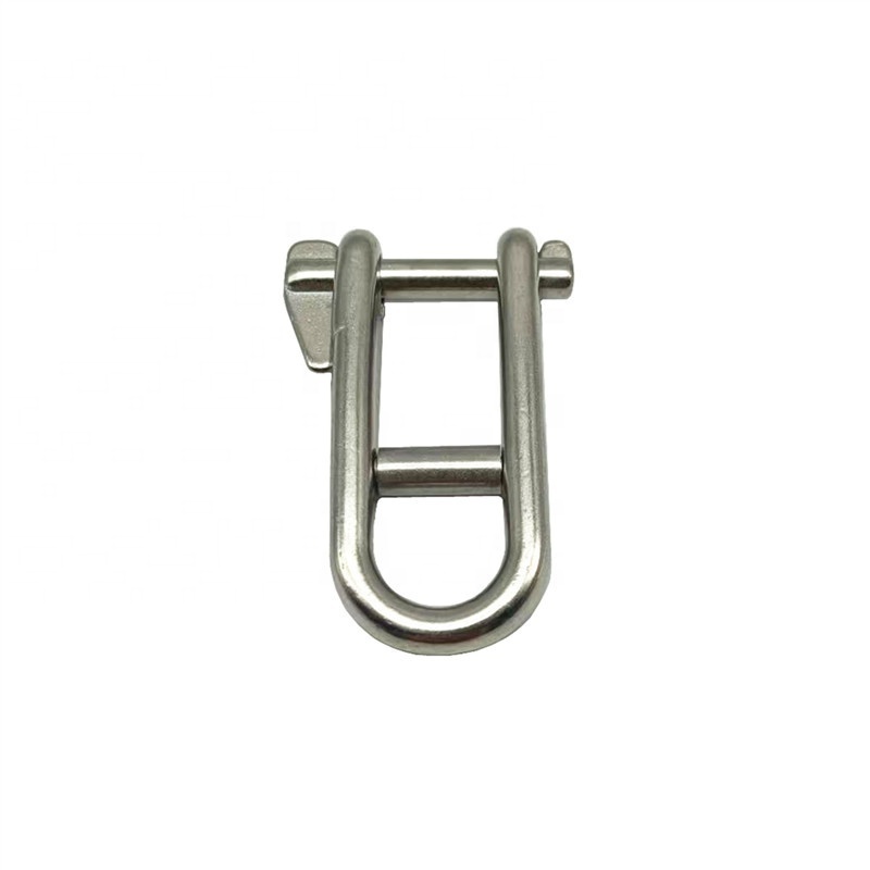 5mm Stainless Steel 316 Halyard Key Pin D Shackle With Bar