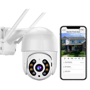 Qearim high quality Wifi Video mini Surveillance CCTV Camera Support Connect With Phone icsee app 1080P cheap outdoor ptz camera