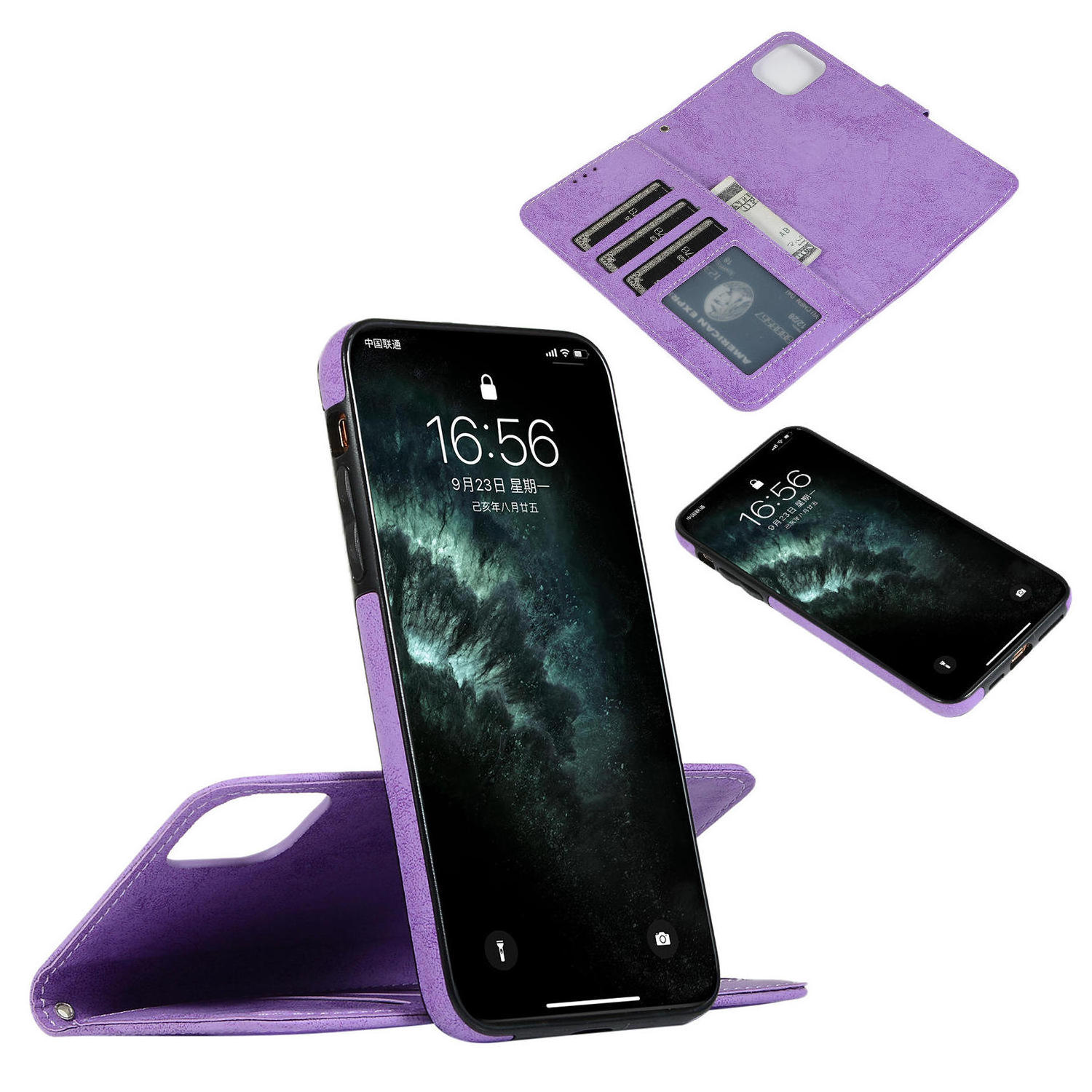 2 in 1 Detachable Magnetic Leather Case for iPhone 15 Magnetic Detachable Flip Wallet for iPhone 14 Pro Max Book Case Detachable