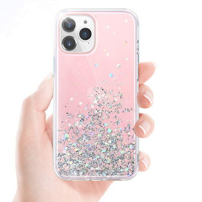 Sparkling Phone Case for iPhone X Xr Glitter Bling Bling Back Cover Gradient Star Glitter Case for iPhone 15 14 13 12 11 Pro Max