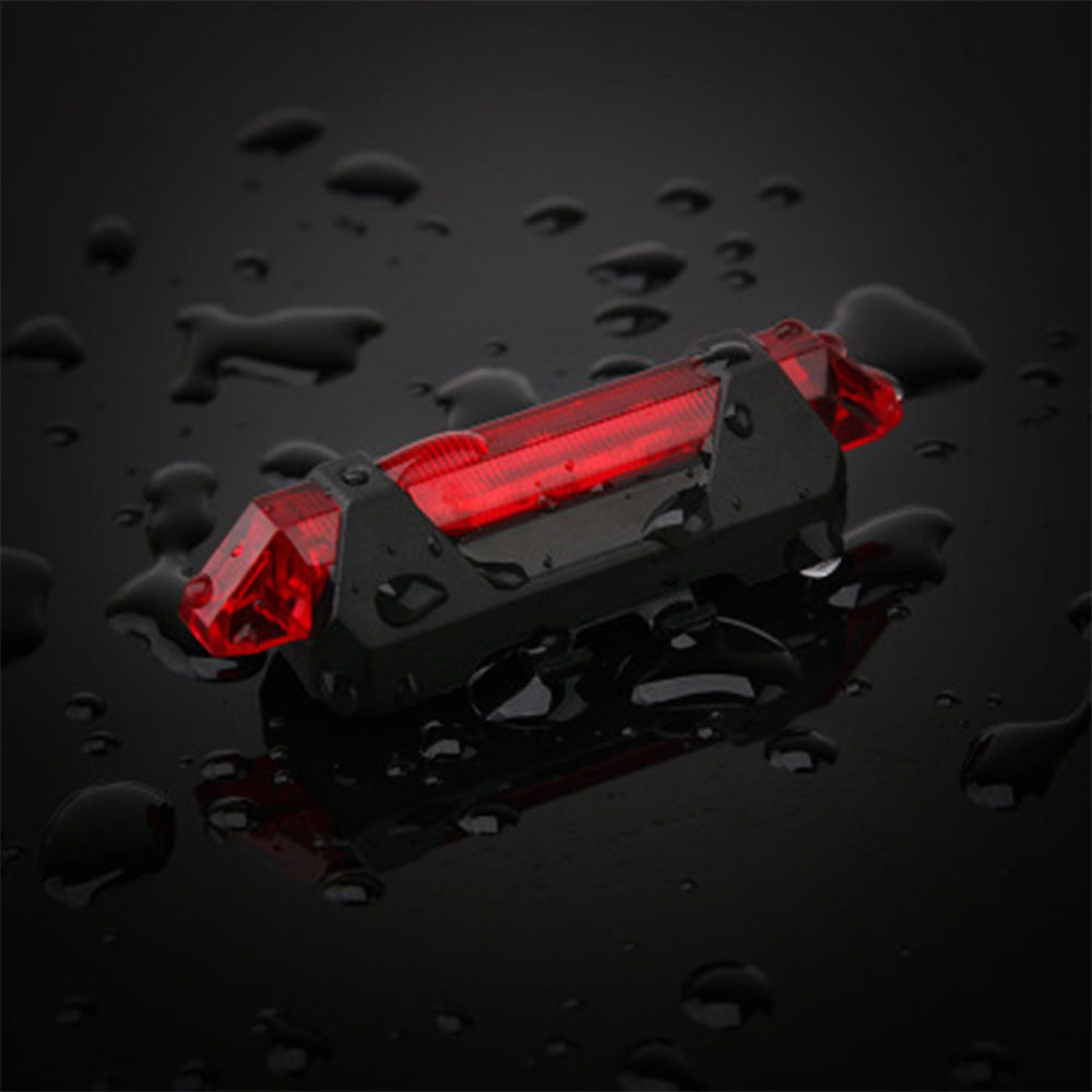 Qeedon bicycle light led red strobe bike tail light bicycle Brake USB Mount Bracket light for bicycle usb rechargeable