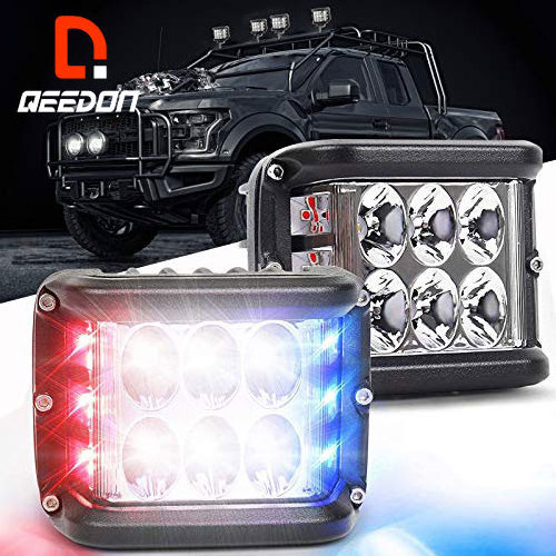 Qeedon 60W Waterproof Work Light LED Light Bars Spot Flood led headlight for Work Driving Offroad Car Tractor Truck Off Road