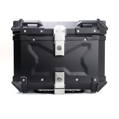 Para top Rear Metal Waterproof and crash-proof Stickers Luggage Trunk Delivery Case 36L 55L 80L Aluminum motorcycle tail boxes