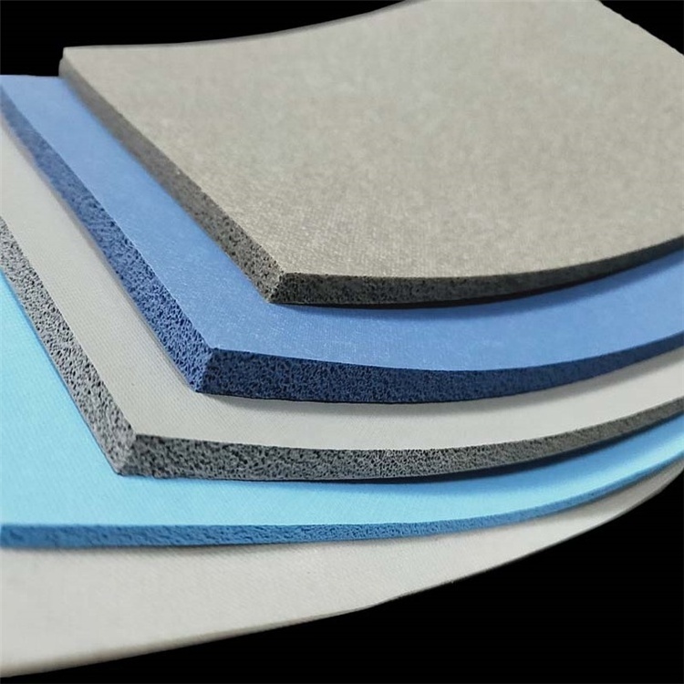 Inflaming retarding low density silicon foam pad custom silicone foam rubber sheet for machinery seal