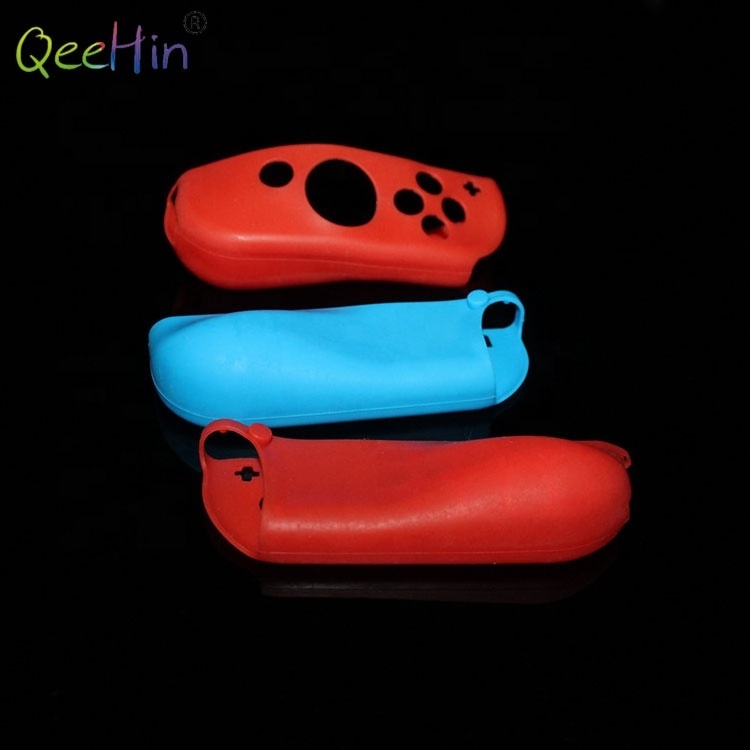 Soft wear resistant protective cover silicone case for switch console shell replacement