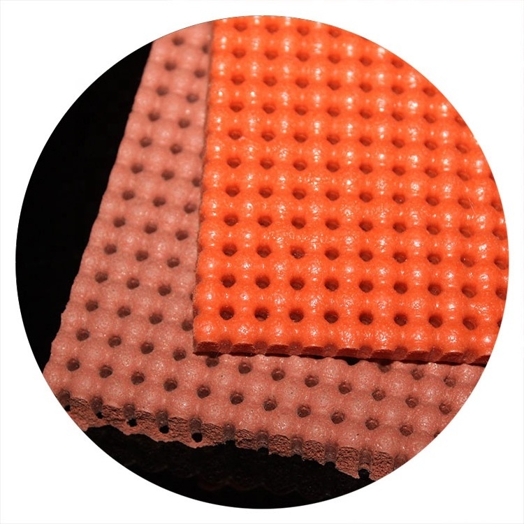 OEM perforated silicone foam pad high temperature resistance elasticity pinhole silicone foam sheet for iron table