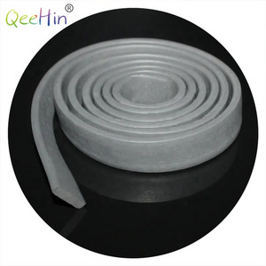 Heat resistance gray high resilience silicone foam gasket rubber seal strip closed cell silicone sponge strips