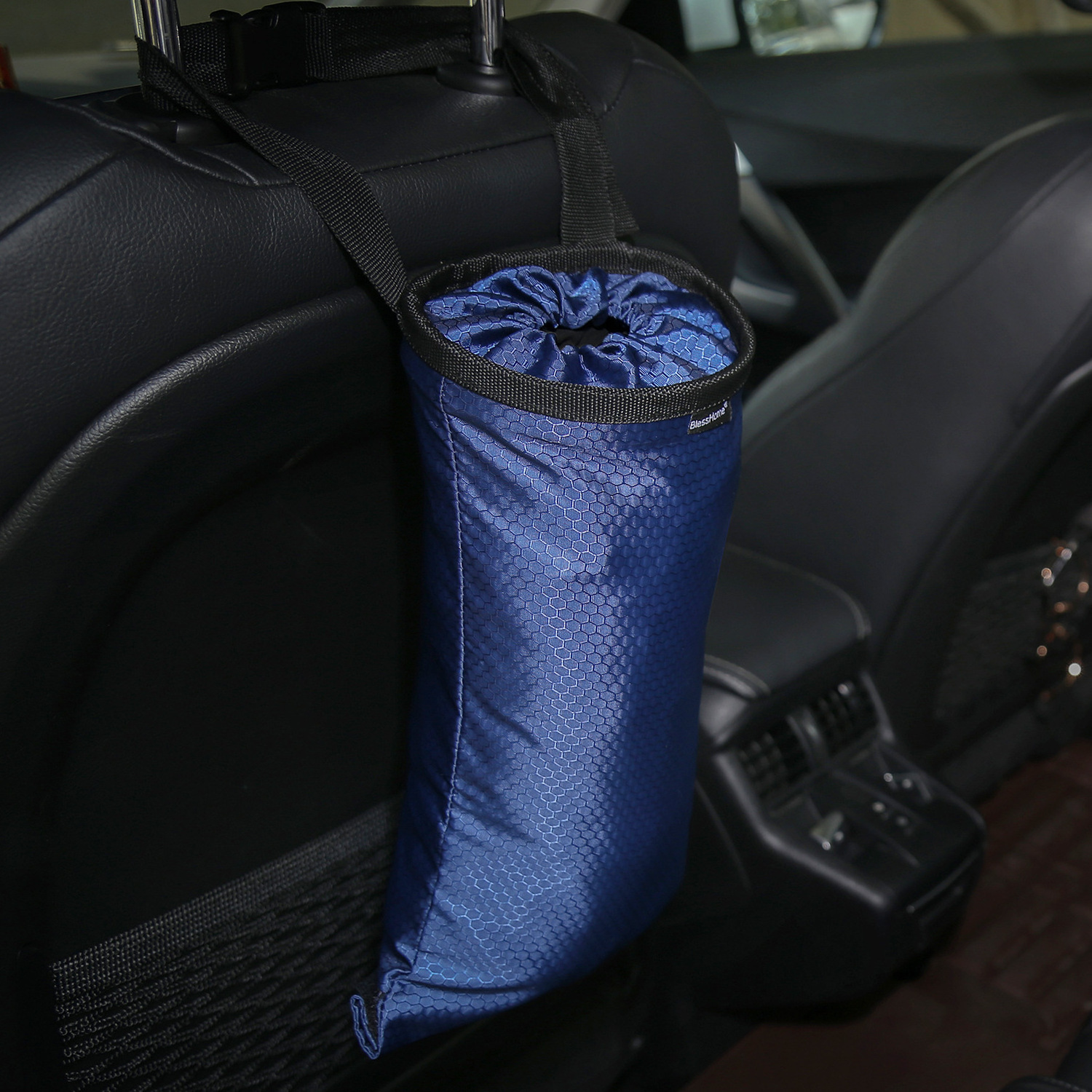 Waterproof Polyester Oxford Cloth Garbage Bag Car Back Seat Organizer Umbrella Holder Car Trash Bin Car Garbage Bag