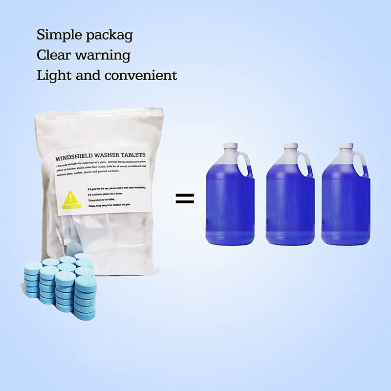 Wholesale Car Auto Windshield Glass Washer Fluid Concentrate Effervescent Cleaning Tablets