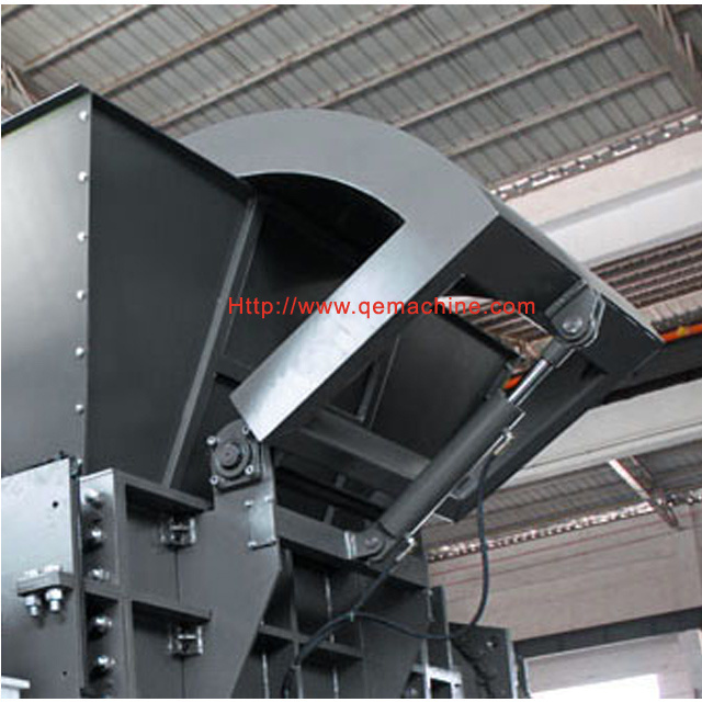 QE Granulators  Double Shaft Shredder Chamber Box Blade For Wood/Paper/Plastic/Metal/Tyre Shredder