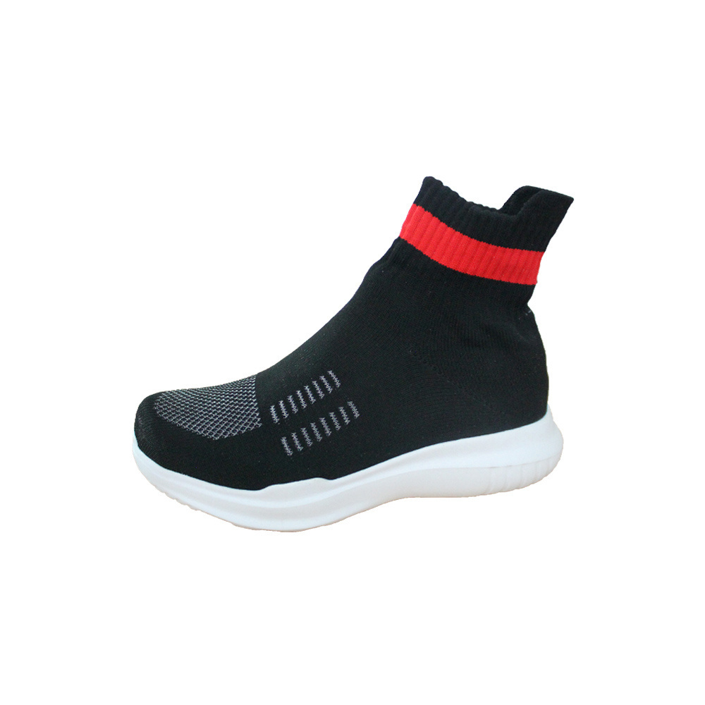 Blank new design fashion sports shoes,breathable high ankle brand logo custom women and mens sock sneakers shoes