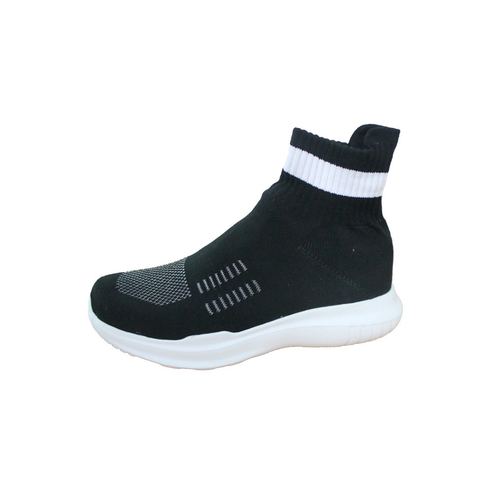 Blank new design fashion sports shoes,breathable high ankle brand logo custom women and mens sock sneakers shoes