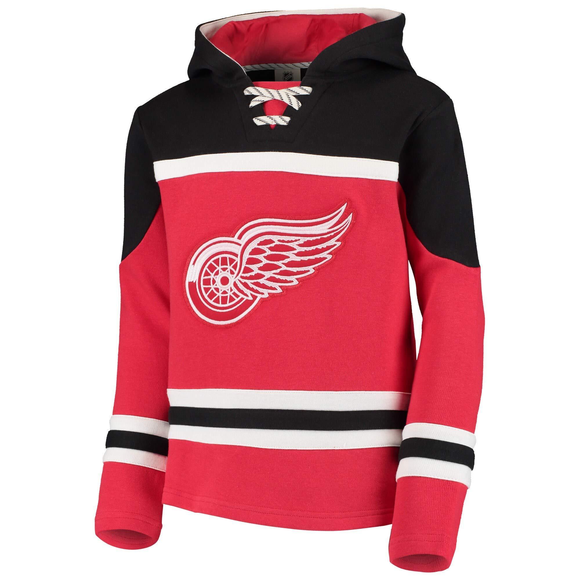 Wholesale Custom Sublimated Embroidered Logo Blank Hockey Jersey Hoodies With Laces