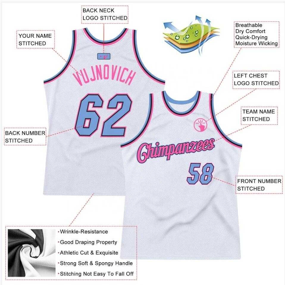 customized stitched jersey basketball clothes sublimation basketball uniform