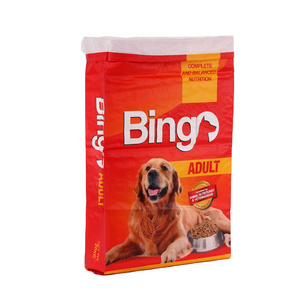 Custom color printing wholesale 25kg 50kg plastic BOPP dog food cat food pp woven Bag