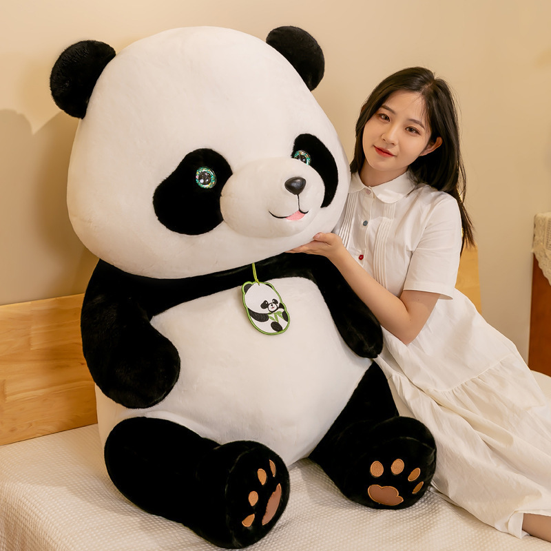 New Mother Child Panda Doll Baby Cute Big Size Panda Plush Toy Children's Doll Pillow for Kid Boys Girls