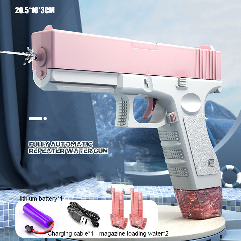 2024 New Electric Water Gun Toy Continuously Fires Fully Automatic Water Spray Gun for Kids