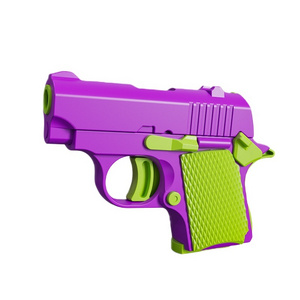 Hot Sale Mini M1911 Toy Gun with 3D Printed Gravity Fidget Kids Small Guns Toys Machine Gun Toy