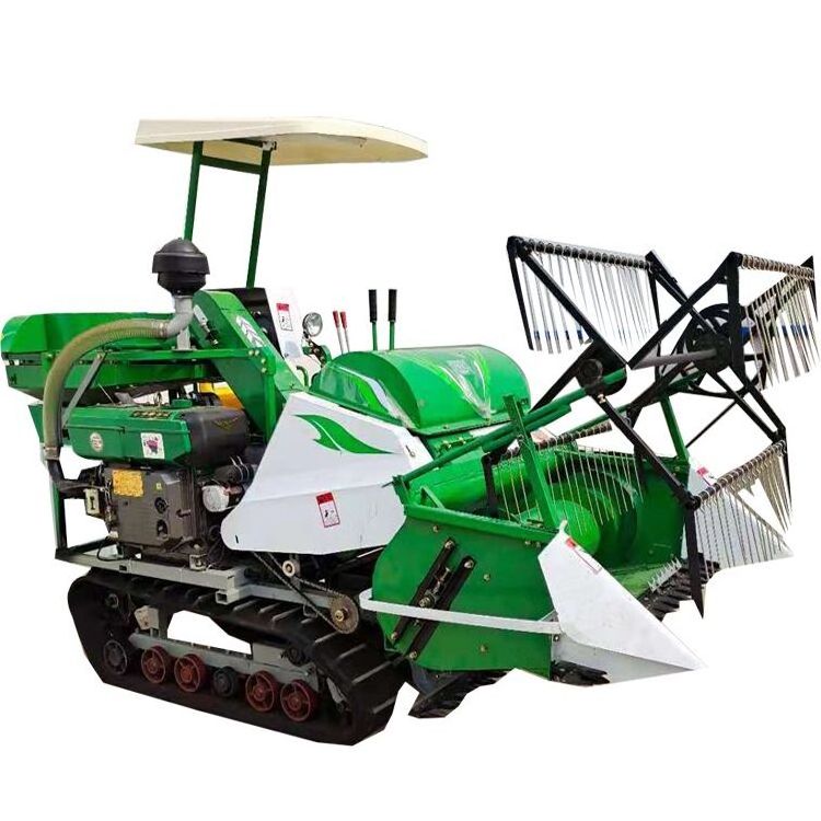 Agricultural 25HP passenger rice harvester Feed rate 1.2 Rice threshing harvester