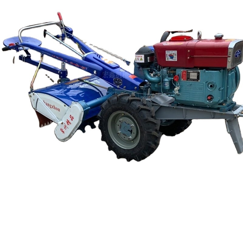 Hot sale farm equipment  mini plow 2 wheel walking tractor with disc plough machine