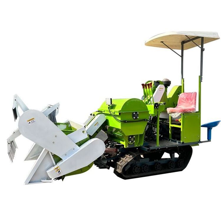 Agricultural 25HP passenger rice harvester Feed rate 1.2 Rice threshing harvester