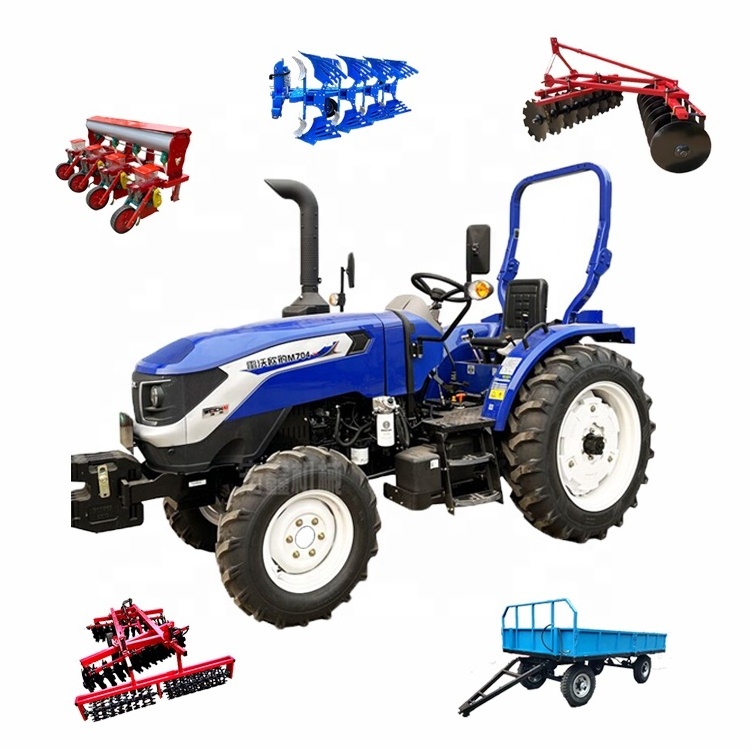 LOVOL  Cheap farm tractor price 60hp  tractors with enclosed air cab