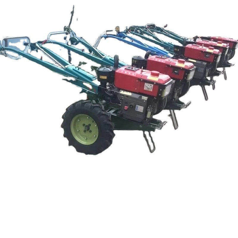 Hot sale farm equipment  mini plow 2 wheel walking tractor with disc plough machine