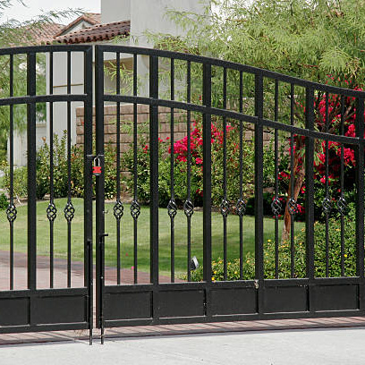 OEM ODM Factory Gates And Steel Fence Design  Steel Fence Gate Steel Gate Fence Philippines