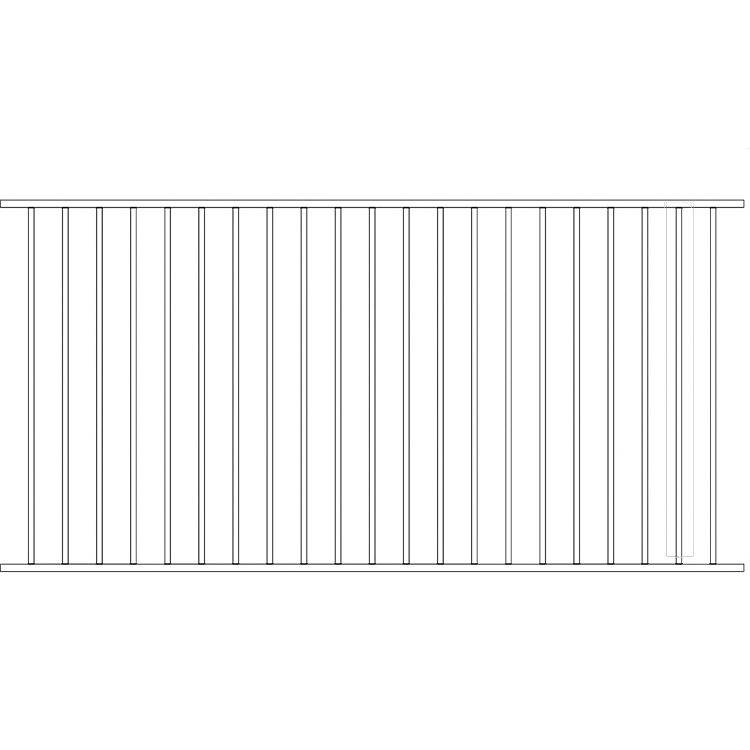 Flat Top Fence cheap Swimming aluminum Pool Fence Pool Fence