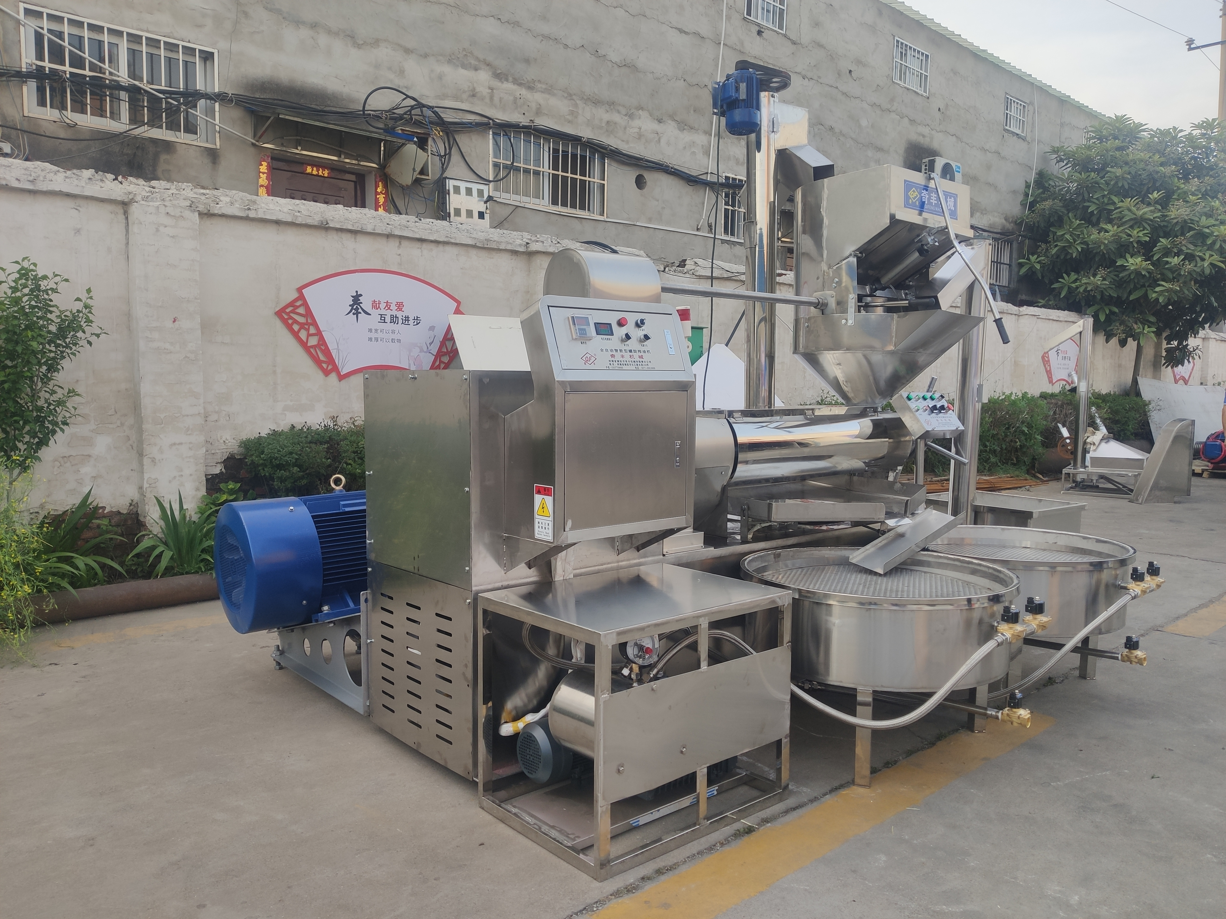 Automatic screw oil press machine of sunflower soybean prickly pear seeds high oil yield on sale in Africa