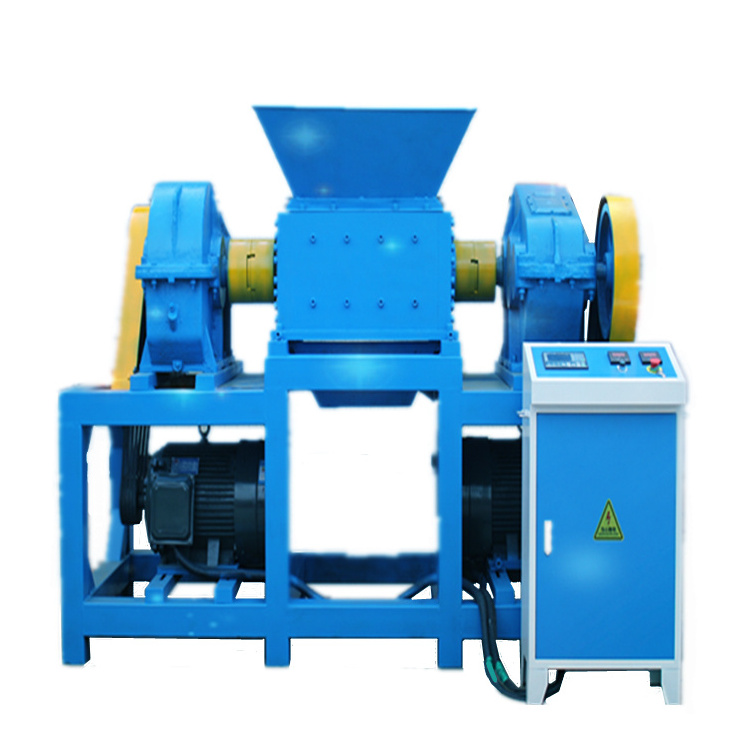 Factory commercial waste small tire shredder crusher recycling shredder price engine rubber products shredder