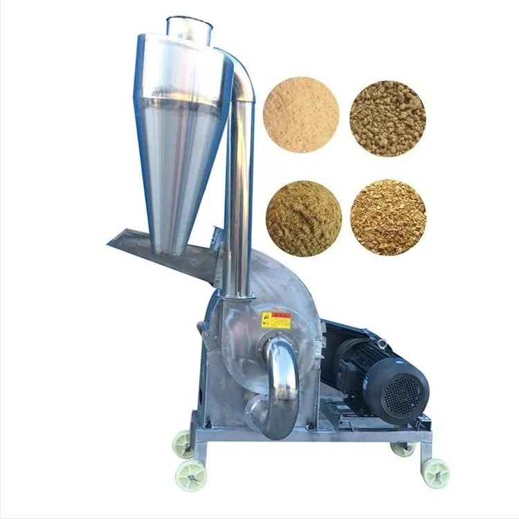 Hammer mill Self - suction corn flour grinding machine household small animal feed crusher