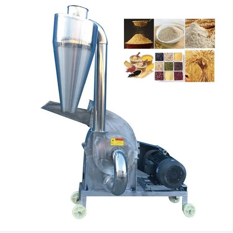 Hammer mill ginger grinder cassava pulverizer herb grinder spice powder making machine turmeric milling machine curcuma grinder