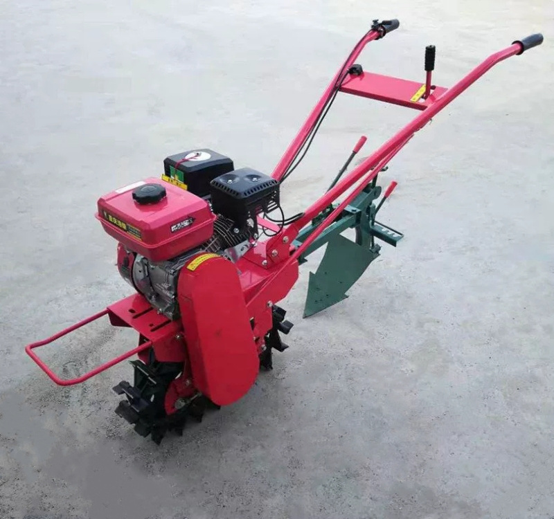 Gasoline Mini Plough machine Mini Cultivator tractor tiller attachment with CE EPA hot sale