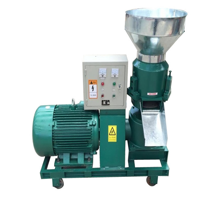 Factory direct sales Mini wood sawdust pellet making machine Corn grain beans straw grass hay mill pelletizer roller machines