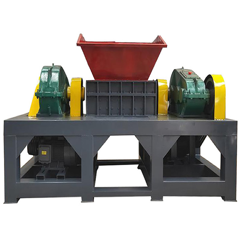 Factory commercial waste small tire shredder crusher recycling shredder price engine rubber products shredder