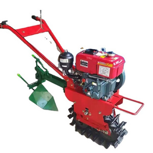 Gasoline Mini Plough machine Mini Cultivator tractor tiller attachment with CE EPA hot sale