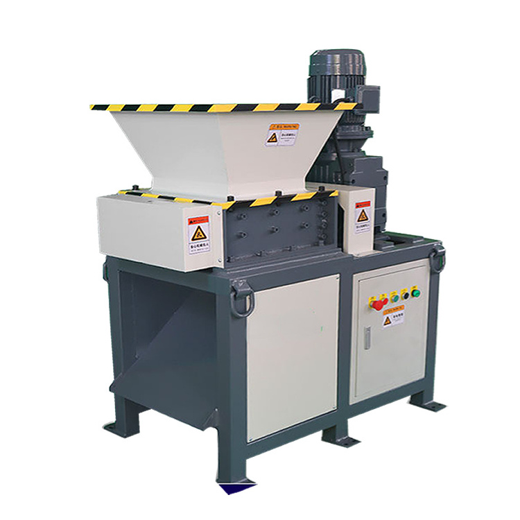 Fully automatic customizable plastic shredder waste garbage dual-axis single-axis mini shredder