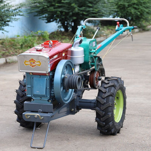 Mini Walking Garden Tractor Small Rotary Tiller cultivated land sowing Tiller/Cultivator/Walking Hand Tractor