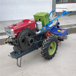 Agricultural Machinery Equipment Diesel Cultivator Motocultor Two Wheel Gasoline/disel Power Mini Tiller 18 Hp Walking Tractor