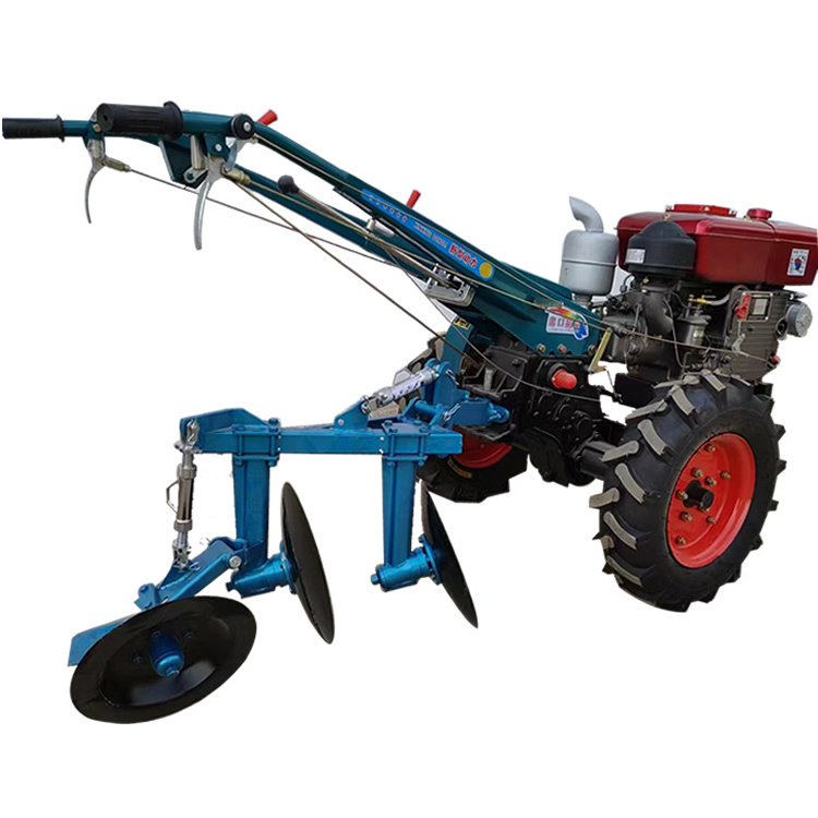 Diesel fuel Power Tiller Walking Tractor Agriculture Hand Garden 8/10hp For Sale