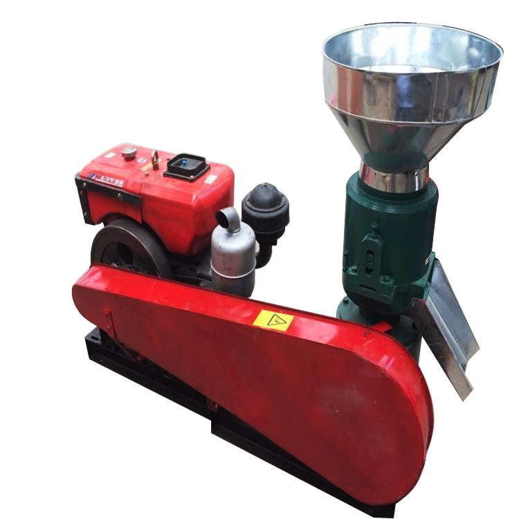 2023 Hot Sale Mini cattle animal Poultry feed pellet mill pelletizer machine For farm self-processing wood pellet machine